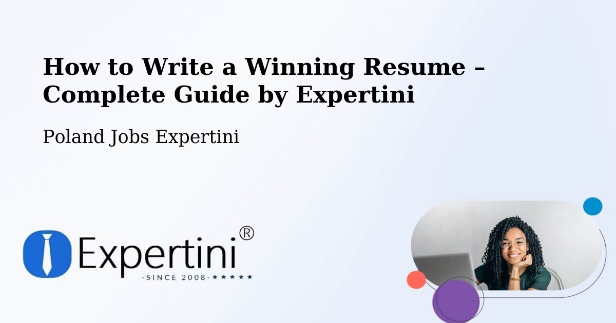 Resume Writing Guide for Job Seekers – Narol - Narol, Poland Jobs Expertini